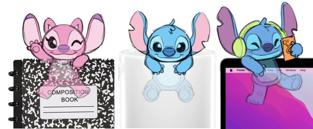 Disney Stitch Attachmeez-sortiment (302-46451)