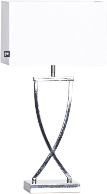 By Rydéns Bordlampe Omega 52 cm krom/hvid 2820430-5000By Rydéns