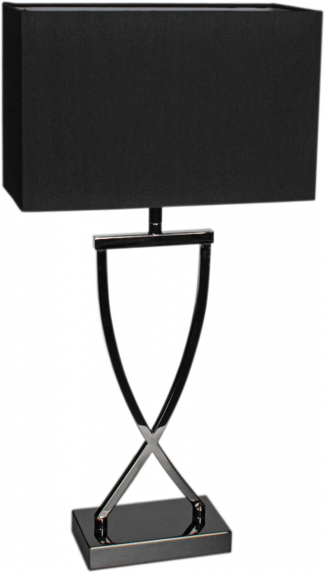 By Rydéns Bordlampe Omega 52 cm sort/krom 2820430-6513By Rydéns