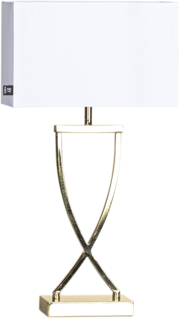 By Rydéns Bordlampe Omega 52 cm messing/hvid 2829610-5000By Rydéns