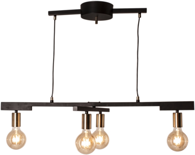 By Rydéns Loftslampe Zeona sort 4201030-4002By Rydéns