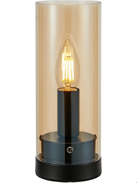 Markslöjd Bordslampa POST 1L 9 cm Sv/ Amb 108719 Markslöjd
