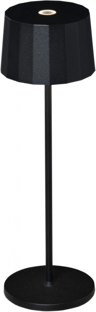 Konstsmide Bordslampa Positano svart USB Konstsmide