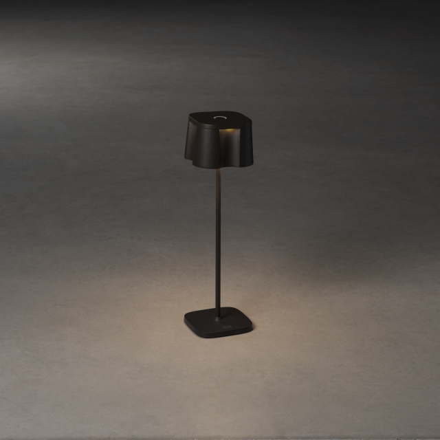 Konstsmide Bordslampa Nice svart USB Konstsmide