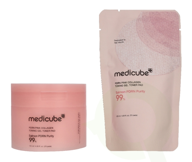 Medicube PDRN Pink Collagen Toning Gel Toner Pad 120 ml