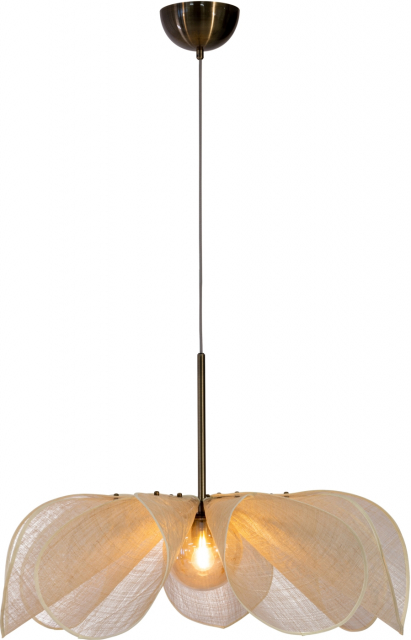 Markslöjd Taklampa STYRKA 1L 75cm Beige/Antik Markslöjd