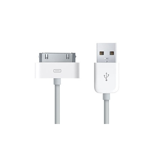 30-pin USB-kabel till iPad / iPod / iPhone (Vit) i gruppen SMARTPHONES & TABLETS / Opladere og kabler / Kabler / Kabler 30 pin hos TP E-commerce Nordic AB (38-1083)