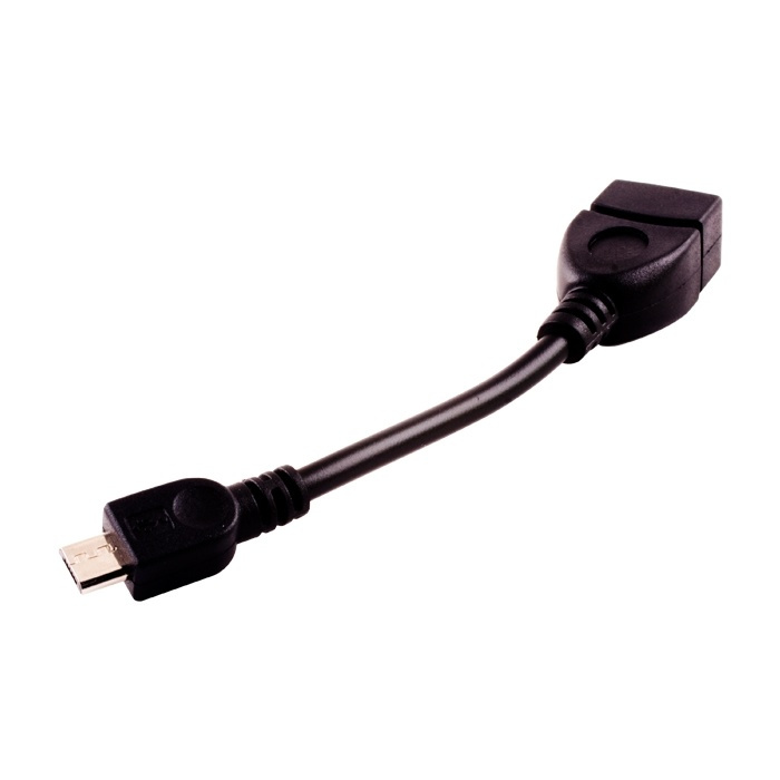 USB-adapter OTG, USB hun til Micro-USB han i gruppen SMARTPHONES & TABLETS / Opladere og kabler / Adaptere hos TP E-commerce Nordic AB (38-10962)