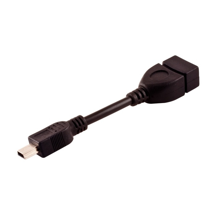 USB-adapter OTG, USB hona till Mini-USB hane i gruppen COMPUTERTILBEHØR / Kabler og adaptere / USB / USB-A / Adaptere hos TP E-commerce Nordic AB (38-10963)