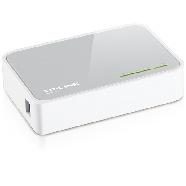 TP-LINK netværksswitch, 5-ports, 10/100 Mbps, RJ45, Auto MDI/MDIX i gruppen COMPUTERTILBEHØR / Netværk / Switches hos TP E-commerce Nordic AB (38-11406)