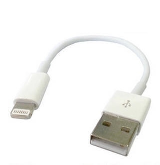 Lightning-kabel till USB, 13cm, vit i gruppen SMARTPHONES & TABLETS / Opladere og kabler / Kabler / Kabler Lightning hos TP E-commerce Nordic AB (38-12344)