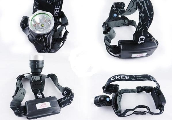 Pandelampe QX-15 Cree T6 LED, 800lm i gruppen SPORT, FRITID & HOBBY / Lommelygter og Pandelygter / Pandelamper hos TP E-commerce Nordic AB (38-12690)