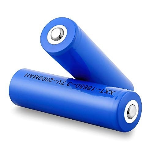 Laddningsbart batteri 18650, 2-pack, 2000mAh, Cust tip i gruppen HJEMMEELEKTRONIK / Batterier og opladere / Genopladelige batterier / Andet hos TP E-commerce Nordic AB (38-12691)