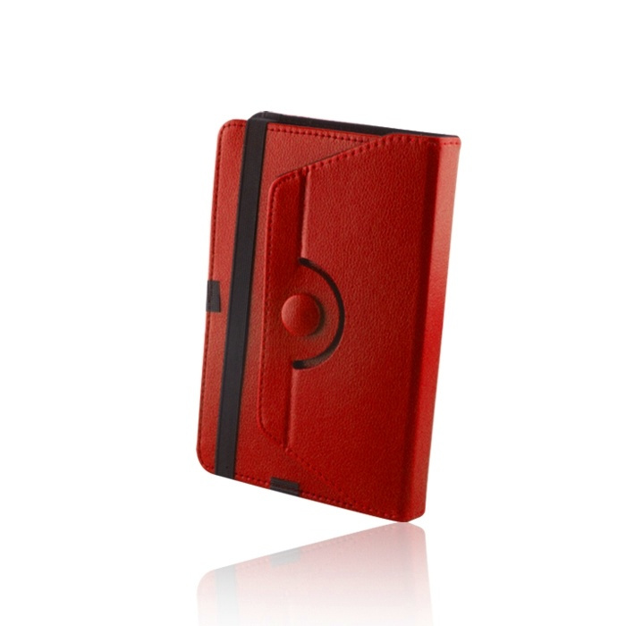 Skyddsväska med roterbart ställ 360°, röd, universellt, 10 i gruppen SMARTPHONES & TABLETS / Tablet beskyttelse / Universal Beskyttelse hos TP E-commerce Nordic AB (38-14251)