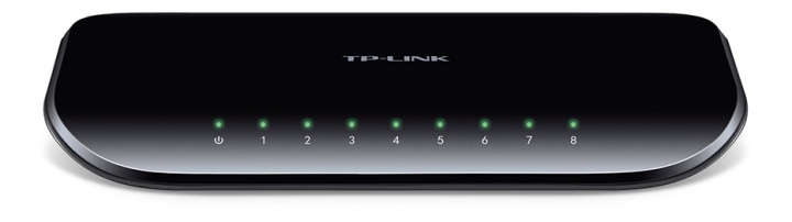 TP-LINK, Nätverksswitch (TL-SG1008D), Fyndvara i gruppen COMPUTERTILBEHØR / Netværk / Switches hos TP E-commerce Nordic AB (38-1519D)