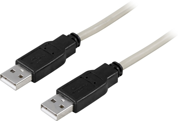 DELTACO USB 2.0 kabel Type A han - Type A han 5m i gruppen COMPUTERTILBEHØR / Kabler og adaptere / USB / USB-A / Kabler hos TP E-commerce Nordic AB (38-1540)