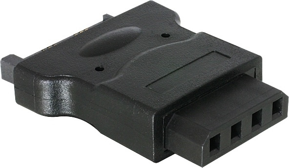 DELTACO Strømadapter 15-pin SATA han til 4-pin Molex hun i gruppen COMPUTERTILBEHØR / Kabler og adaptere / Interne / Strømkabler og adaptere hos TP E-commerce Nordic AB (38-16267)