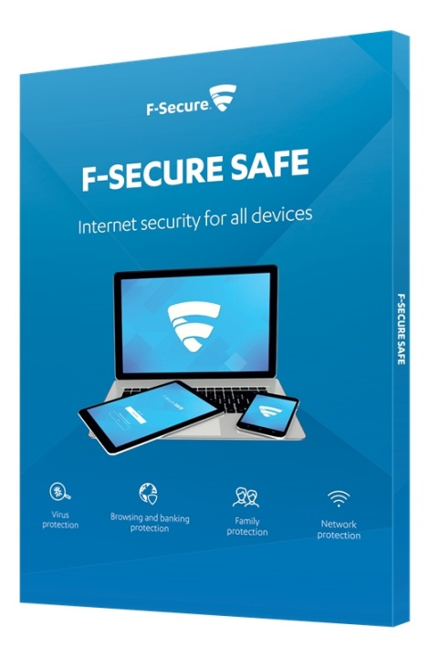 F-Secure SAFE, cloud based realtime protect, mod alle trusler på nett i gruppen COMPUTERTILBEHØR / Computer Tilbehør / Software hos TP E-commerce Nordic AB (38-16577)