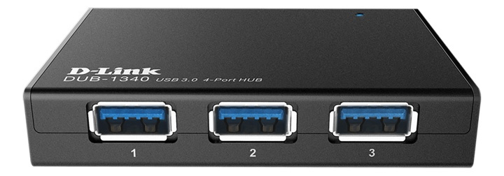 D-Link USB 3.0 hub med strømadapter, 4 porte, sort i gruppen COMPUTERTILBEHØR / Computer Tilbehør / USB-hubs hos TP E-commerce Nordic AB (38-16633)