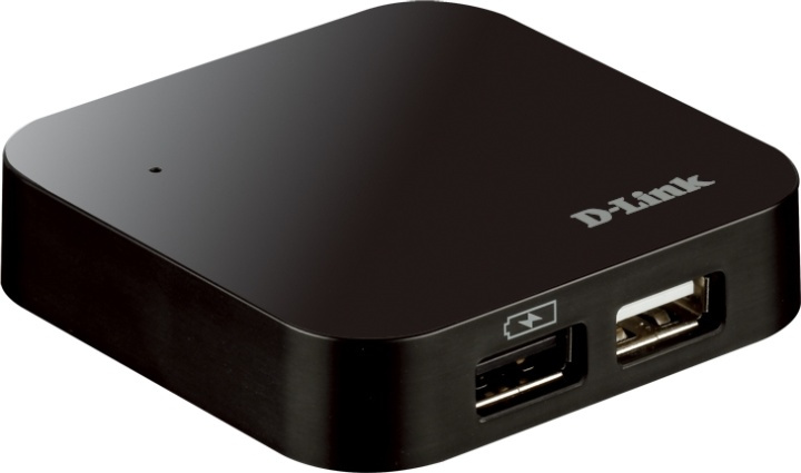 D-Link USB 2.0 Hub 4 porte, med strømforsyning i gruppen COMPUTERTILBEHØR / Computer Tilbehør / USB-hubs hos TP E-commerce Nordic AB (38-16634)