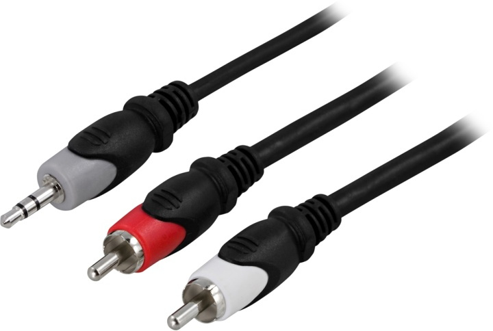 DELTACO Lydkabel, 3,5mm han - 2xRCA han 15m i gruppen HJEMMEELEKTRONIK / Kabler og adaptere / RCA / Kabler hos TP E-commerce Nordic AB (38-16703)