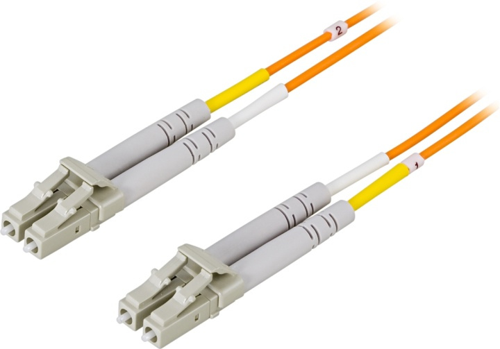 DELTACO fiberkabel, <b>LC - LC</b>, 50/125, OM2, duplex, multimode, 20 i gruppen COMPUTERTILBEHØR / Kabler og adaptere / Netværkskabler / Fiberkabling hos TP E-commerce Nordic AB (38-17027)