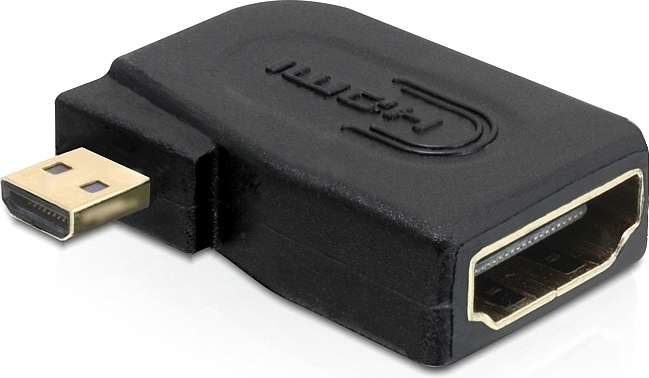 DeLOCK HDMI-adapter, <b>HDMI High Speed with Ethernet</b>, micro HDMI i gruppen HJEMMEELEKTRONIK / Kabler og adaptere / HDMI / Adaptere hos TP E-commerce Nordic AB (38-17347)