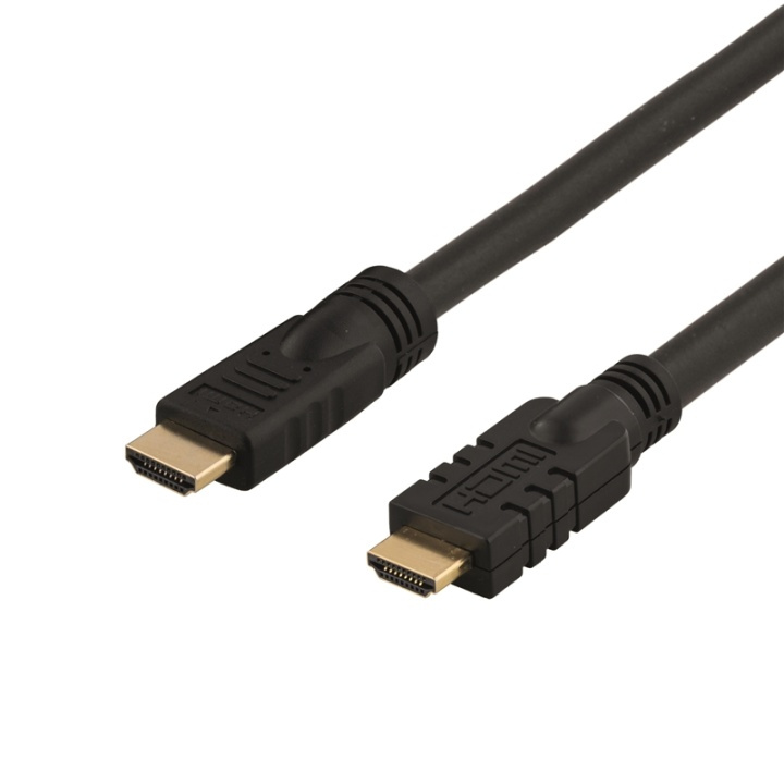 DELTACO <b>aktivt HDMI kabel</b>, HDMI High Speed with Ethernet, HDMI i gruppen HJEMMEELEKTRONIK / Kabler og adaptere / HDMI / Kabler hos TP E-commerce Nordic AB (38-17416)