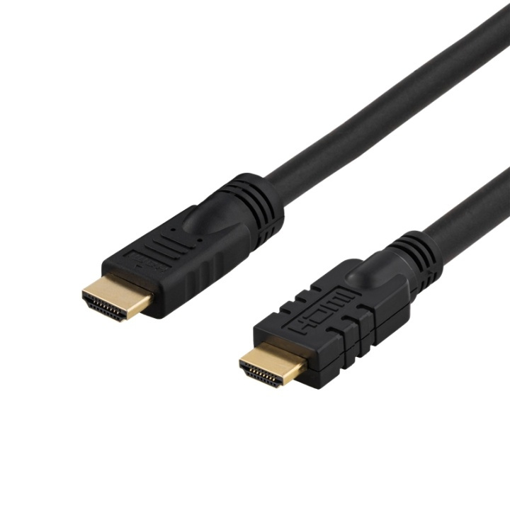 DELTACO <b>aktivt HDMI kabel</b>, HDMI High Speed with Ethernet, HDMI i gruppen HJEMMEELEKTRONIK / Kabler og adaptere / HDMI / Kabler hos TP E-commerce Nordic AB (38-17422)