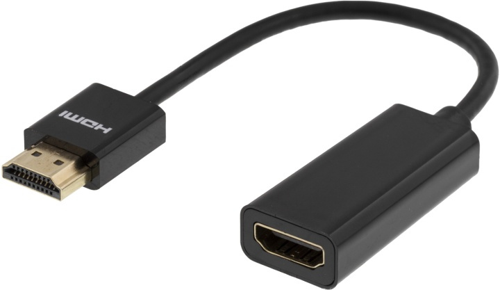 DELTACO tyndt HDMI kabel, HDMI High Speed with Ethernet, HDMI Type A h i gruppen HJEMMEELEKTRONIK / Kabler og adaptere / HDMI / Kabler hos TP E-commerce Nordic AB (38-17511)