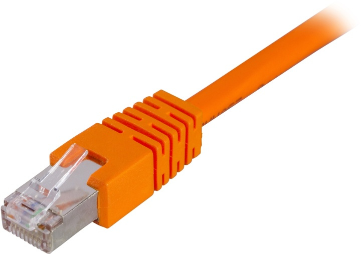 DELTACO F/UTP Cat6 patchkabel, LSZH (Low smoke zero halogen), 0,3m, or i gruppen COMPUTERTILBEHØR / Kabler og adaptere / Netværkskabler / Cat6 hos TP E-commerce Nordic AB (38-17613)