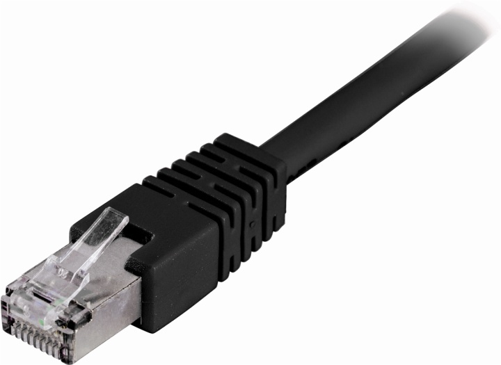 DELTACO F/UTP Cat6 patchkabel, LSZH (Low smoke zero halogen), 0,3m, so i gruppen COMPUTERTILBEHØR / Kabler og adaptere / Netværkskabler / Cat6 hos TP E-commerce Nordic AB (38-17615)