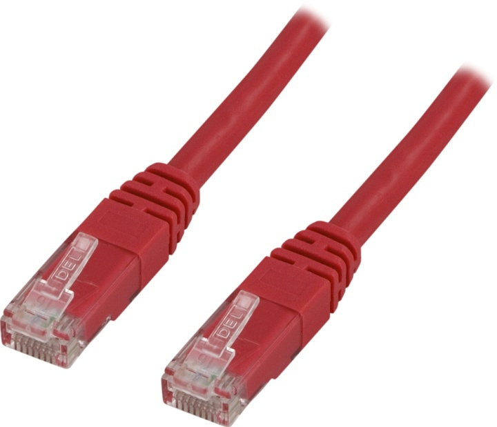 DELTACO U/UTP Cat6 patchkabel, LSZH (Low smoke zero halogen), 1,5m, r� i gruppen COMPUTERTILBEHØR / Kabler og adaptere / Netværkskabler / Cat6 hos TP E-commerce Nordic AB (38-17767)