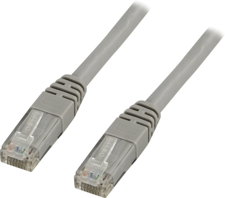 DELTACO U/UTP Cat6 patchkabel, LSZH (Low smoke zero halogen), 35m, grå i gruppen COMPUTERTILBEHØR / Kabler og adaptere / Netværkskabler / Cat6 hos TP E-commerce Nordic AB (38-17821)