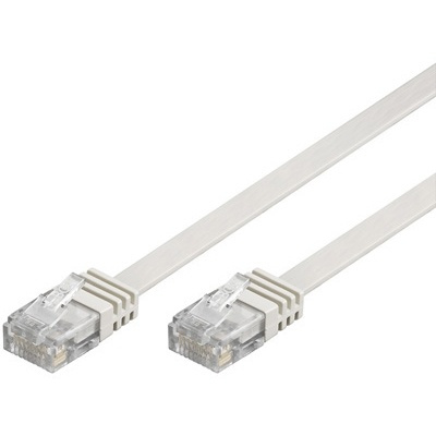 DELTACO U/UTP Cat6 patchkabel, <b>fladt</b>, i gruppen COMPUTERTILBEHØR / Kabler og adaptere / Netværkskabler / Cat6 hos TP E-commerce Nordic AB (38-17911)