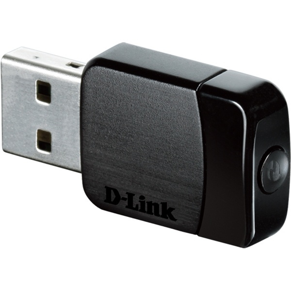 D-Link Mini AC adapter AC580, netværksadapter, USB 2.0, 802.11n/g/ac, i gruppen COMPUTERTILBEHØR / Netværk / Netværkskort / USB trådløs hos TP E-commerce Nordic AB (38-18375)