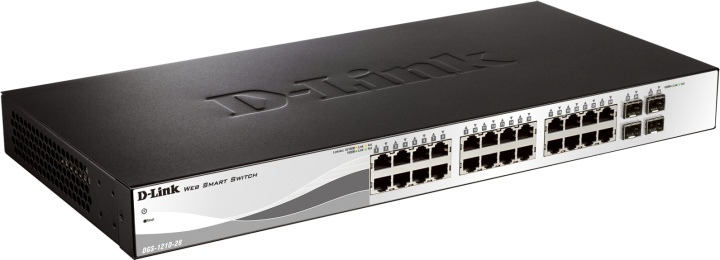 D-Link netværksswitch, Layer 2, 10/100/1000Mbps, 24xRJ45, 4xSFP, meta i gruppen COMPUTERTILBEHØR / Netværk / Switches hos TP E-commerce Nordic AB (38-18440)