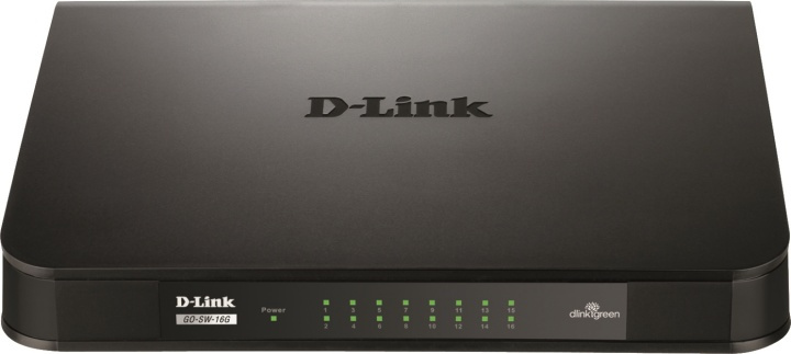 D-Link 16-port Gigabit Easy Desktop Switch, 16-port 10/100/1000Mbps, s i gruppen COMPUTERTILBEHØR / Netværk / Switches / 10/100/1000Mbps hos TP E-commerce Nordic AB (38-18457)