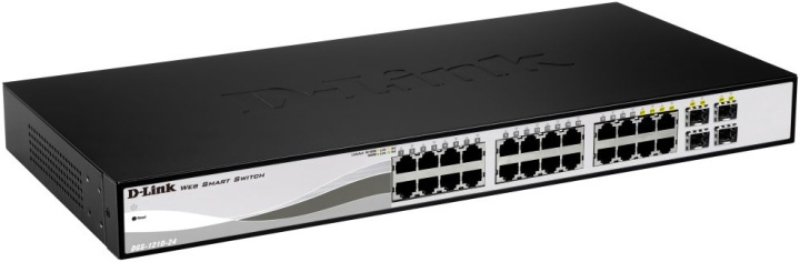 D-Link netværksswitch, Layer 2, 10/100/1000Mbps, 20xRJ45, 4xSFP, meta i gruppen COMPUTERTILBEHØR / Netværk / Switches hos TP E-commerce Nordic AB (38-18462)
