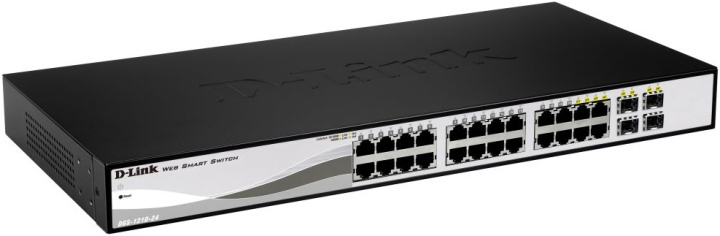 D-Link netværksswitch, Layer 2, 10/100/1000Mbps, 20xRJ45, 4xSFP, meta i gruppen COMPUTERTILBEHØR / Netværk / Switches / 10/100/1000Mbps hos TP E-commerce Nordic AB (38-18462)