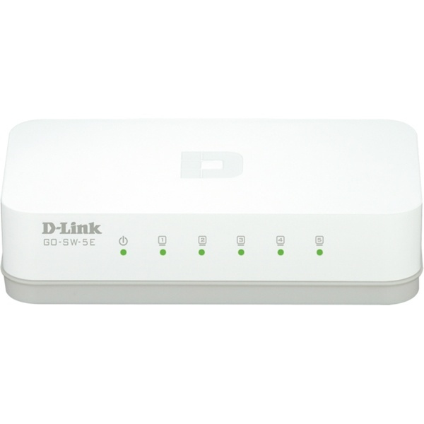 D-link 5-Port Ethernet Easy Desktop Switch, 5-port 10/100Mbps, hvid i gruppen COMPUTERTILBEHØR / Netværk / Switches / 10/100Mbps hos TP E-commerce Nordic AB (38-18481)