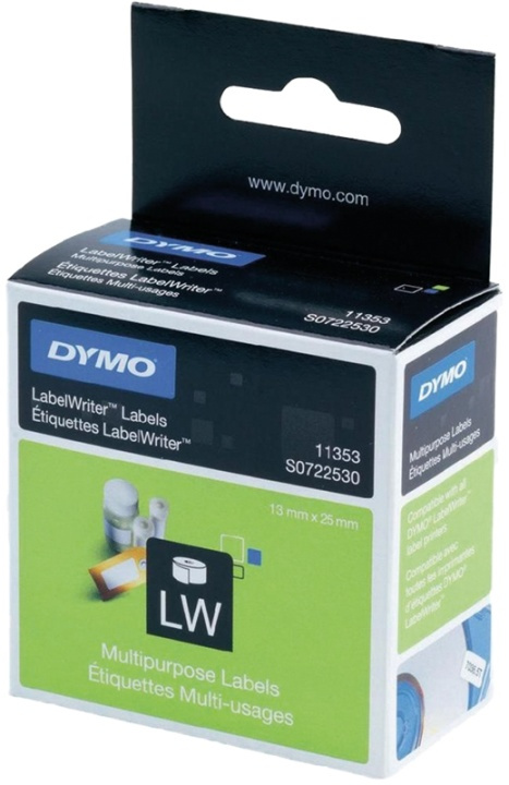 DYMO LabelWriter hvide universal etiketter, 23x12 mm, 1-pack(1000 stk. i gruppen COMPUTERTILBEHØR / Printere og tilbehør / Printere / Labelmaskiner og tilbehør / Etiketter hos TP E-commerce Nordic AB (38-18596)