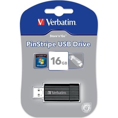 Verbatim Store-N-Go PinStripe 16GB (49063) i gruppen HJEMMEELEKTRONIK / Lagringsmedier / USB-flash drev / USB 2.0 hos TP E-commerce Nordic AB (38-1883)