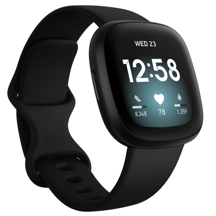 Fitbit Versa 3, Black i gruppen SPORT, FRITID & HOBBY / Smartwatch & Aktivitetsmåler / Smartwatches hos TP E-commerce Nordic AB (38-19824)