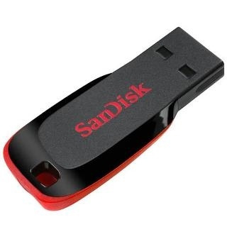 SanDisk Cruzer Blade, USB 2.0-minne (32GB) i gruppen HJEMMEELEKTRONIK / Lagringsmedier / USB-flash drev / USB 2.0 hos TP E-commerce Nordic AB (38-1986)