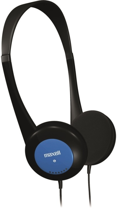 Maxell Kids Headphones, headset til børn, kontrolleret volumen, blå i gruppen HJEMMEELEKTRONIK / Lyd & billede / Hovedtelefoner & Tilbehør / Hovedtelefoner hos TP E-commerce Nordic AB (38-20892)