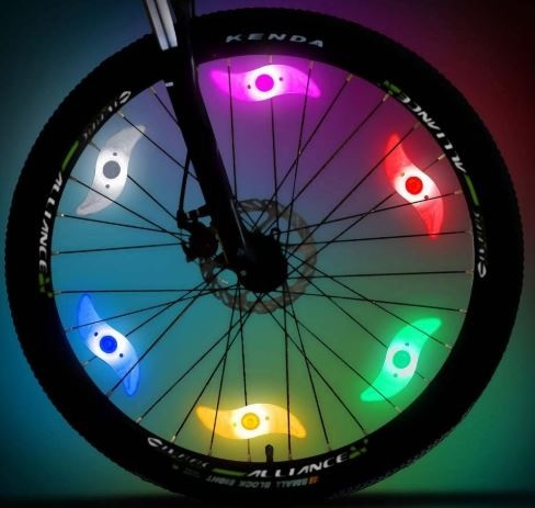 Egerlys til cykel, 1-pak, Rød i gruppen SPORT, FRITID & HOBBY / Sportsudstyr / Cykel tilbehør / Cykellygter hos TP E-commerce Nordic AB (38-21510)