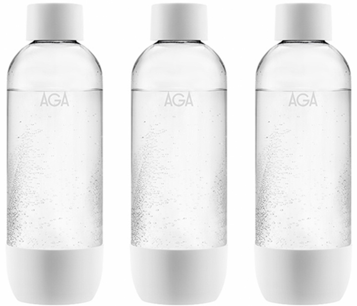 3-pack AGA AQVIA PET-flaska, 1L (Vit) i gruppen HJEM, HUS & HAVE / Husholdningsapparater / Vand & Juice / Kulsyremaskiner / Tilbehør hos TP E-commerce Nordic AB (38-21822PKT)