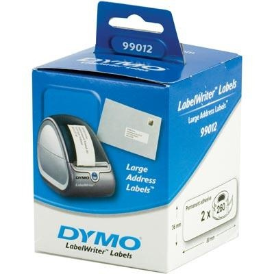 DYMO LabelWriter hvide adresse etiketter, 89x36 mm, 2-pack(520 stk.) i gruppen COMPUTERTILBEHØR / Printere og tilbehør / Printere / Labelmaskiner og tilbehør / Etiketter hos TP E-commerce Nordic AB (38-22207)