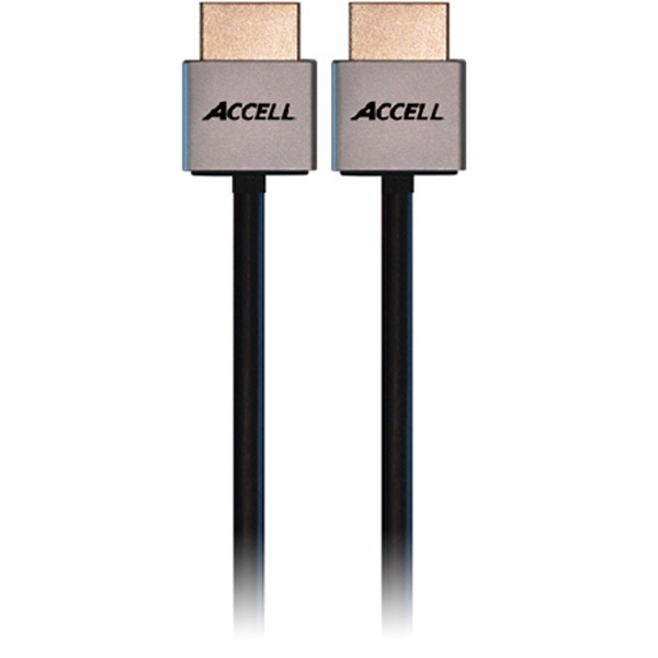 ACCELL ProULTRA Thin, HDMI-kabel, HDMI High Speed with Ethernet, 19-pi i gruppen HJEMMEELEKTRONIK / Kabler og adaptere / HDMI / Kabler hos TP E-commerce Nordic AB (38-23546)